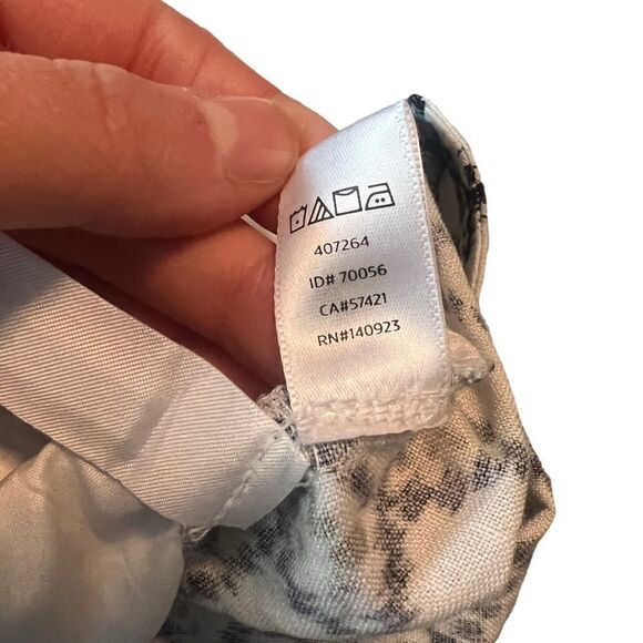 NWT! Loft linen blend patterned skirt. - Picture 6 of 10